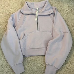 Lululemon Funnel Neck Scuba Half Zip
